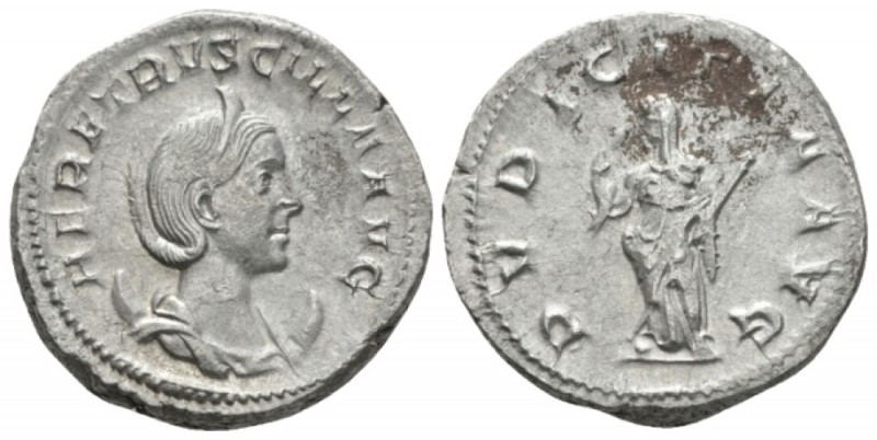 Herennia Etruscilla, wife of Trajan Decius Antoninianus circa 249-251, AR 22mm.,...