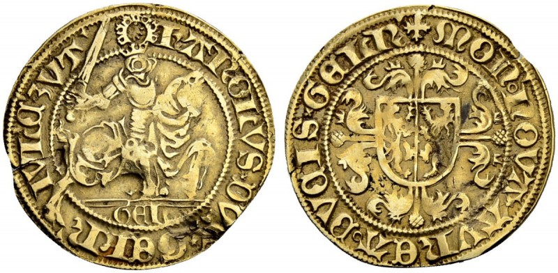 NIEDERLANDE
Geldern, Herzogtum. Karl von Egmond, 1492-1538. Goldgulden o. J., N...