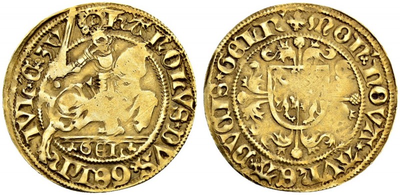 NIEDERLANDE
Geldern, Herzogtum. Karl von Egmond, 1492-1538. Goldgulden o. J., N...