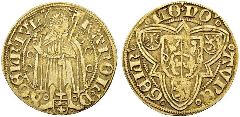 NIEDERLANDE
Geldern, Herzogtum. Karl von Egmond, 1492-1538. Goldgulden o. J., R...