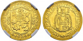 TSCHECHOSLOWAKEI
Republik. Dukat 1924, Kremnitz. Schl. 15. Fr. 2. NGC MS63. (~€ 340/~US$ 420)