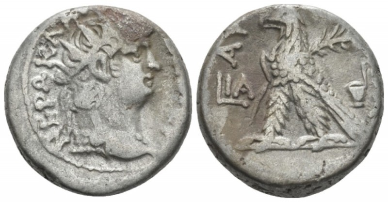 Egypt, Alexandria Nero, 54-68 Tetradrachm circa 64-65 (year 11), billon 23.1mm.,...