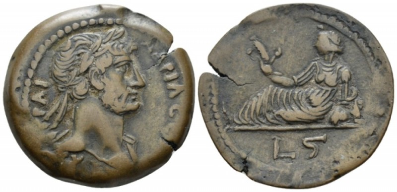 Egypt, Alexandria. German. Hadrian, 117-138 Drachm circa 121-122 (year 6), Æ 35m...