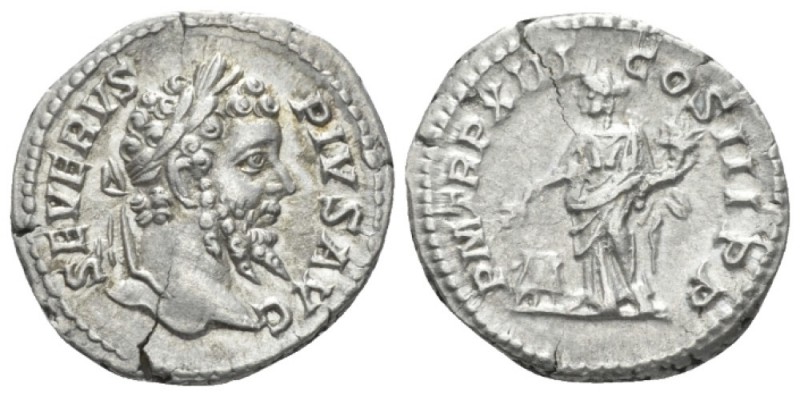 Septimius Severus, 193-211 Denarius circa 205, AR 18.7mm., 3.10g. SEVERVS PIVS A...