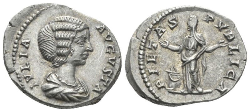 Julia Domna, wife of Septimius Severus Denarius circa 196-211, AR 19mm., 3.46g. ...