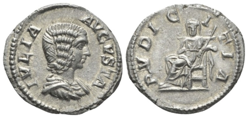 Julia Domna, wife of Septimius Severus Denarius circa 196-211, AR 20mm., 2.91g. ...