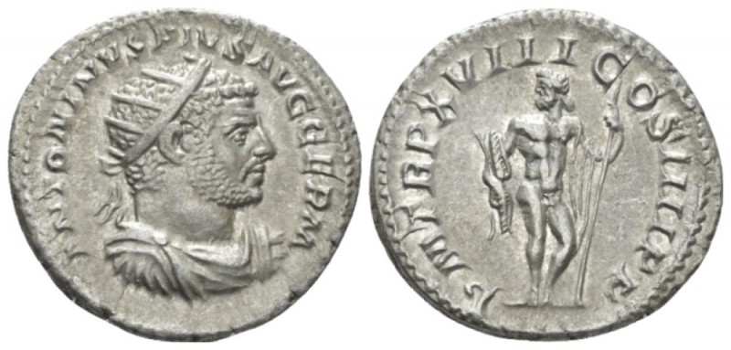 Caracalla, 198-217 Antoninianus circa 215, AR 22.4mm., 4.40g. ANTONINVS PIVS AVG...