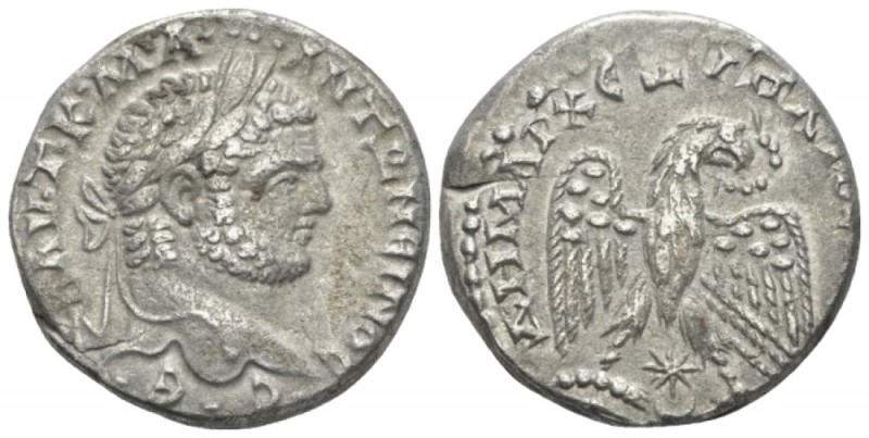 Caracalla, 198-217 Tetradrachm Antioch (Seleucis and Pieria) circa 215-217, AR 2...