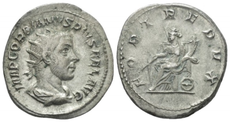 Gordian III, 238-244 Antoninianus circa 243-244, AR 23mm., 4.61g. Radiate, drape...