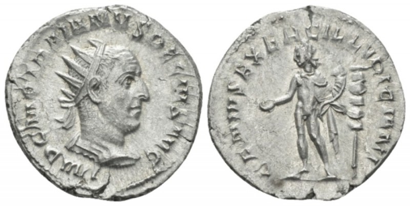 Trajan Decius, 249-251 Antoninianus circa 249, AR 21mm., 3.71g. Radiate, draped,...