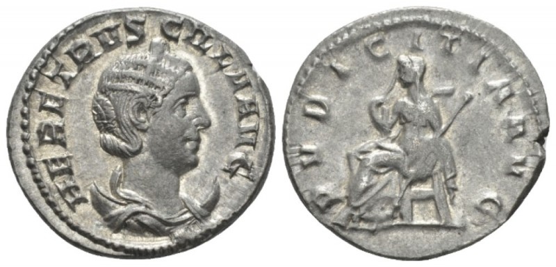 Herennia Etruscilla, wife of Trajan Decius Antoninianus circa 249-253, AR 20mm.,...