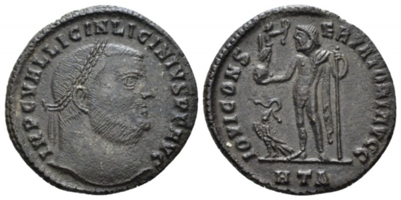 Licinius, 308-324 Follis Heraclea circa 315-316, Æ 20mm., 3.46g. Laureate head r...