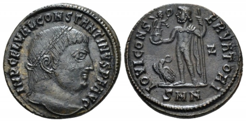 Constantine I, 307-337 Follis Nicomedia circa 311-313, Æ 20mm., 3.74g. Laureate ...