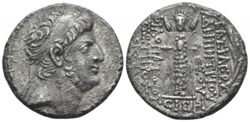 The Seleucid Kings, Demetrius III Eucaerus, 97-87 BC Damaskos Tetradrachm circa ...