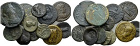 Thrace, Bizya Philip I, 244-249 Lot of 12 Bronzes I-III cent., Æ -mm., 92.76g. Lot of 12 Bronzes, varius mint, Incuding Callatis, Bizya, Anchialus, Di...