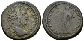 Thrace, Pautalia Septimius Severus, 193-211 Bronze circa 193-211, Æ 28.8mm., 15.83g. Laureate head r. Rev. OVΛΠIAC ΠAVTAΛIAC. Hermes standing l., hold...