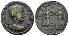 Pisidia, Antioch Gordian III, 238-244 Bronze circa 238-244, Æ 32.7mm., 25.61g. IMP CAES M ANT GORDIANVS AVG Laureate, draped and cuirassed bust r. Rev...