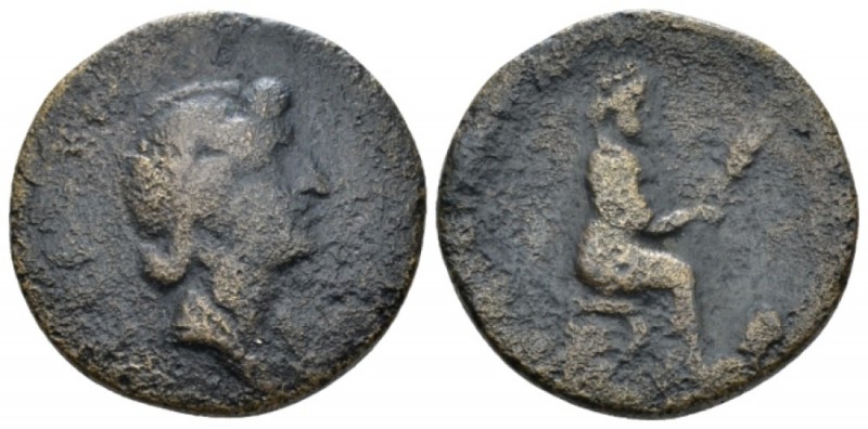 Cilicia, Augusta In the name of Livia, wife of Augustus Bronze circa 67-68, Æ 23...