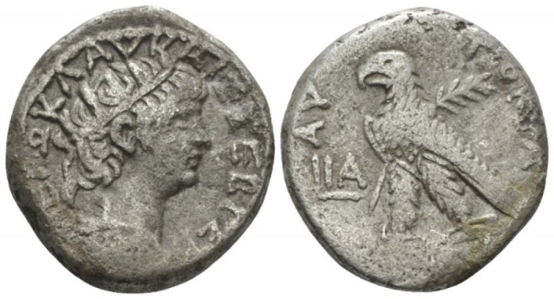 Egypt, Alexandria Nero, 54-68 Tetradrachm circa 64-65 (year 11), billon 21.9mm.,...