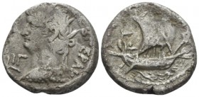 Egypt, Alexandria Nero, 54-68 Tetradrachm circa 66-67 (year 13), billon 23.5mm., 12.40g. NEPΩ KΛAY KAIΣ ΣEB ΓEP AY Radiate head l., wearing aegis; in ...