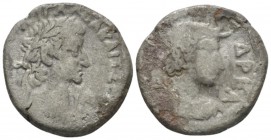 Egypt, Alexandria Galba, 68-69 Tetradrachm circa 68 (year 1), billon 24.1mm., 11.27g. Laureate head r.; in front, LA. Rev. ΑΛΕΞΑΝ ΔΡΕΑ Draped bust of ...