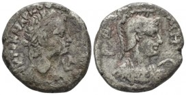 Egypt, Alexandria Otho, 15 January – mid April 69 Tetradrachm circa 69 (year 1), billon 23.9mm., 11.91g. Laureate head r.; in front, LA. Rev. ΡΩΜΗ Hel...