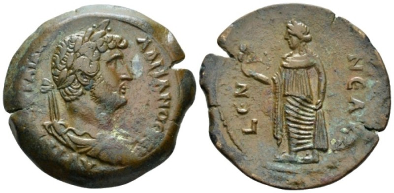 Egypt, Alexandria. German. Hadrian, 117-138 Drachm circa 134-135 (year 19), Æ 35...