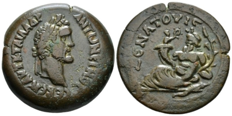 Egypt, Alexandria. German. Antoninus Pius, 138-161 Drachm circa 145-146 (year 9)...