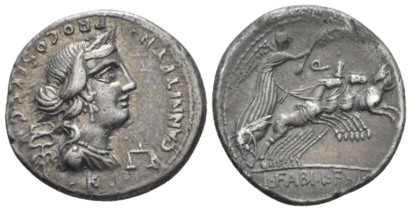 C. Annius. Denarius North-Italy 82-81, AR 19.8mm., 3.83g. C·ANNI·T·F·T·N· PRO·CO...