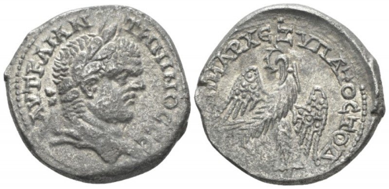 Caracalla, 198-217 Tetradrachm Antioch (Seleucis and Pieria) circa 214-215, AR 2...