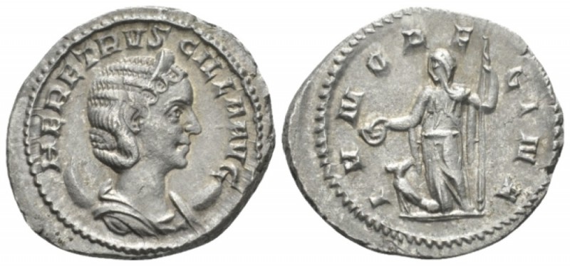 Herennia Etruscilla, wife of Trajan Decius Antoninianus circa 251, AR 22mm., 4.5...