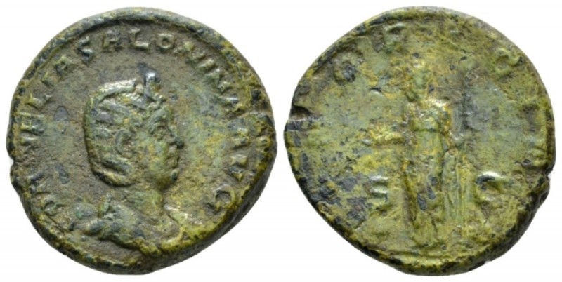 Salonina, wife of Gallienus As 253-257, Æ 24mm., 11.49g. CORNELIA SALONINA AVG D...