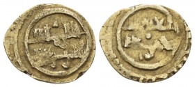 Troina, The Normans in South Italy and Sicily. Roger I of Hauteville great count, 1072-1101. Tari circa 1072-111, AV 13.2mm., 0.86g. Sp. - MIN 43. Bal...