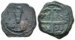 Principality of Antioch, Tancred of Hauteville regent 1104-1112. Follis II type, Æ 19.4mm., 3.65g. Met. Pl. 4, 63-70. Schlumberger Pl. 2, 7.

Very F...