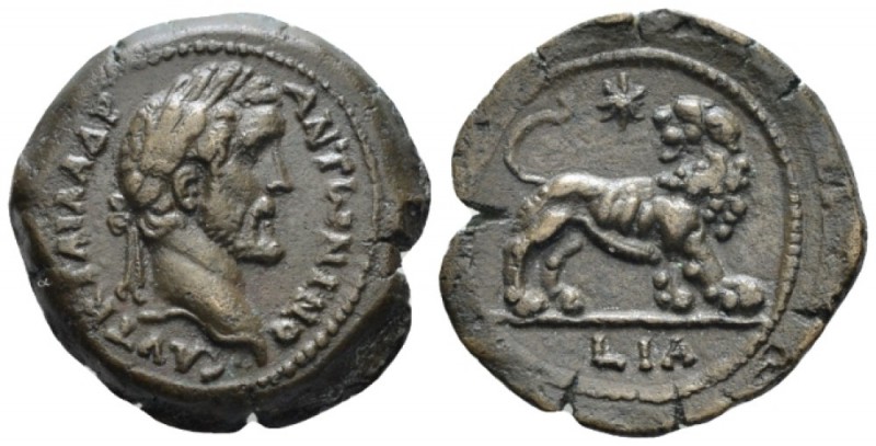 Egypt, Alexandria. Dattari. Antoninus Pius, 138-161 Diobol circa 147-148 (year 1...