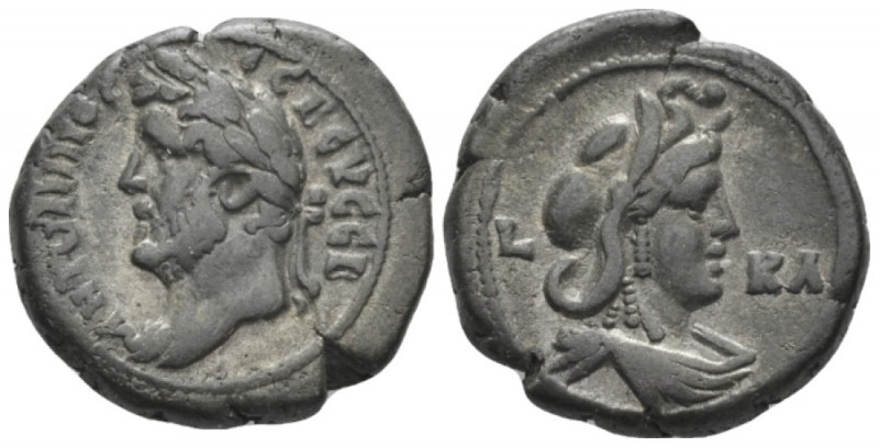 Egypt, Alexandria. Dattari. Antoninus Pius, 138-161 Tetradrachm circa 157-158 (y...