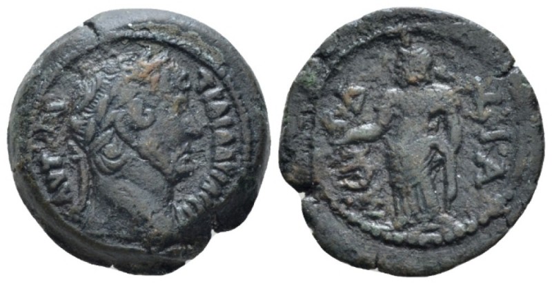 Egypt, Mendesios. Dattari. Hadrian, 117-138 Obol circa 126-127 (year 11), Æ 18.6...