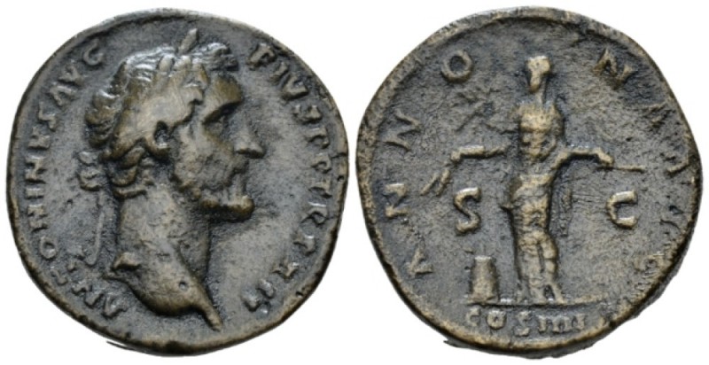 Antoninus Pius, 138-161 Sestrtius circa 148-149, Æ 31mm., 31.22g. ANTONINVS AVG ...