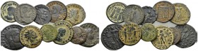 Delmatius caesar, 335-337 Lot of 11 Bronzes III-IV cent., Æ -mm., 33.09g. Lot of 11 Bronzes.
 
 Very Fine-Good Very Fine.
 
 
 
 In addition, wi...