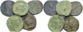 Lot of 5 Sestertii. Lot of 5 Sestertii. II cent., Æ -mm., 98.30g. Lot of 5 Sestertii, including: Commodus, Otacilia, T. Gallus, S. Alexander.

About...