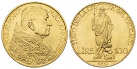 Roma, Pio IX, 1929-1939. 100 Lire 1929, AV -mm., -g. Pagani 612. Fr. 283.

FDC.

 

In addition, winning bids of EEC clients for this coin are s...