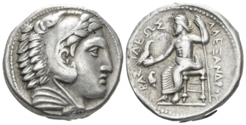 Kingdom of Macedon, Alexander III, 336 – 323 Amphipolis Tetradrachm circa 323-32...