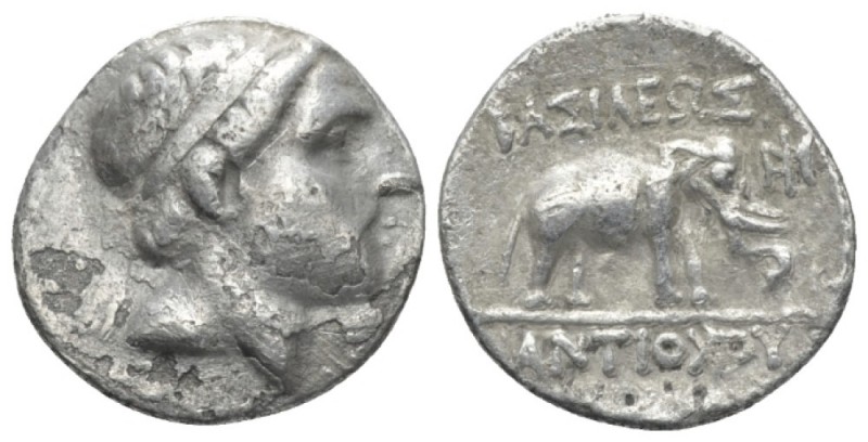 The Seleucid Kings, Antiochus III, 223-187 Apamea Drachm circa 233-187, AR 18mm....