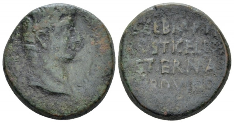 Macedonia, Uncertain mint Tiberius, 14-37 Bronze circa 14-37, Æ 22.9mm., 10.14g....