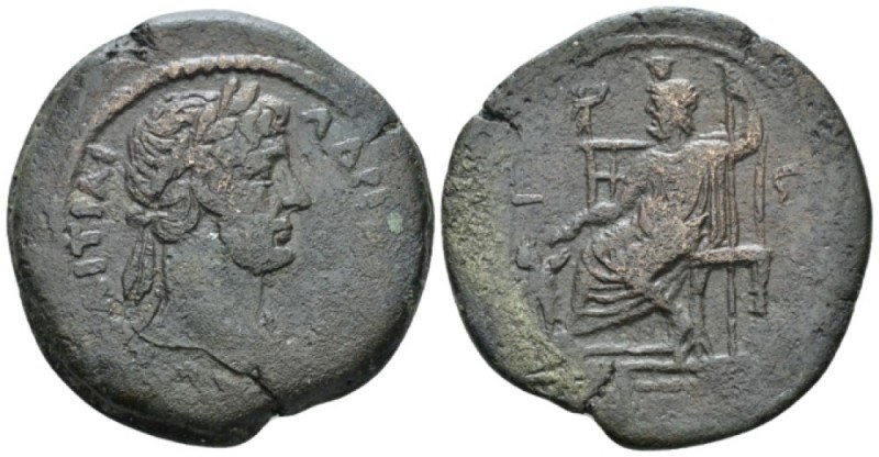 Egypt, Alexandria. Dattari. Hadrian, 117-138 Drachm circa 121-122 (year 6), Æ 35...