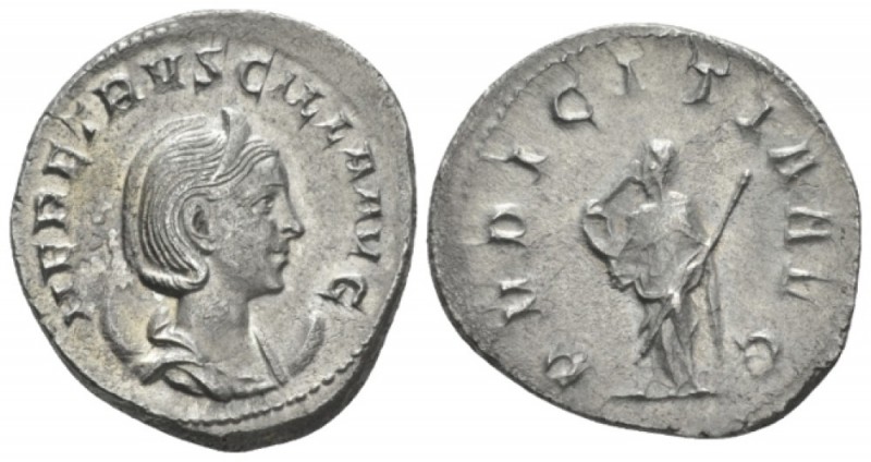 Herennia Etruscilla, wife of Trajan Decius Antoninianus circa 249-251, AR 22mm.,...