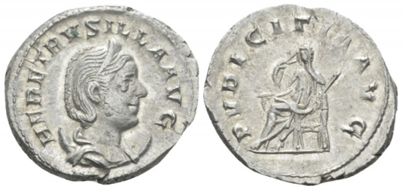 Herennia Etruscilla, wife of Trajan Decius Antoninianus circa 249-251, AR 22mm.,...