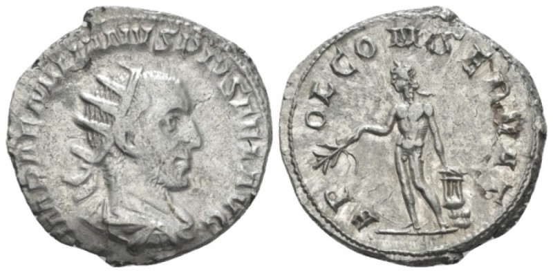 Aemilian, 253 Antoninianus circa 253, AR 23mm., 4.85g. Radiate, draped and cuira...