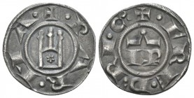 Parma, Repubblica. Emissione a nome di Federico II imperatore, 1225-1250. Denaro XIII cent, AR 18mm., 1.26g. MIR 903.
 
 Lovely old cabinet tone, Go...