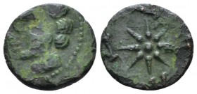 Salerno, The Normans in South Italy and Sicily. William Duke of Apulia, 1111-1127. Fraction circa 1111-1127, Æ 12.6mm., 2.26g. MEC XIV, 146. MIN 121. ...